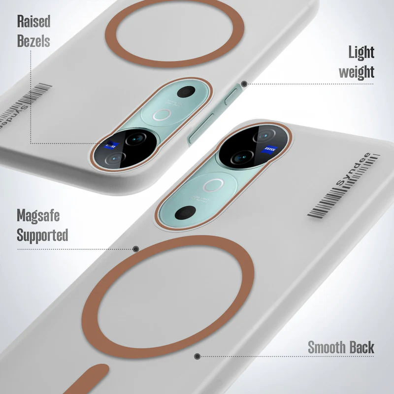 Frosted Sleek Matte With Raised Camera Protection Back Cover Case For Vivo V40 5G - Image 28