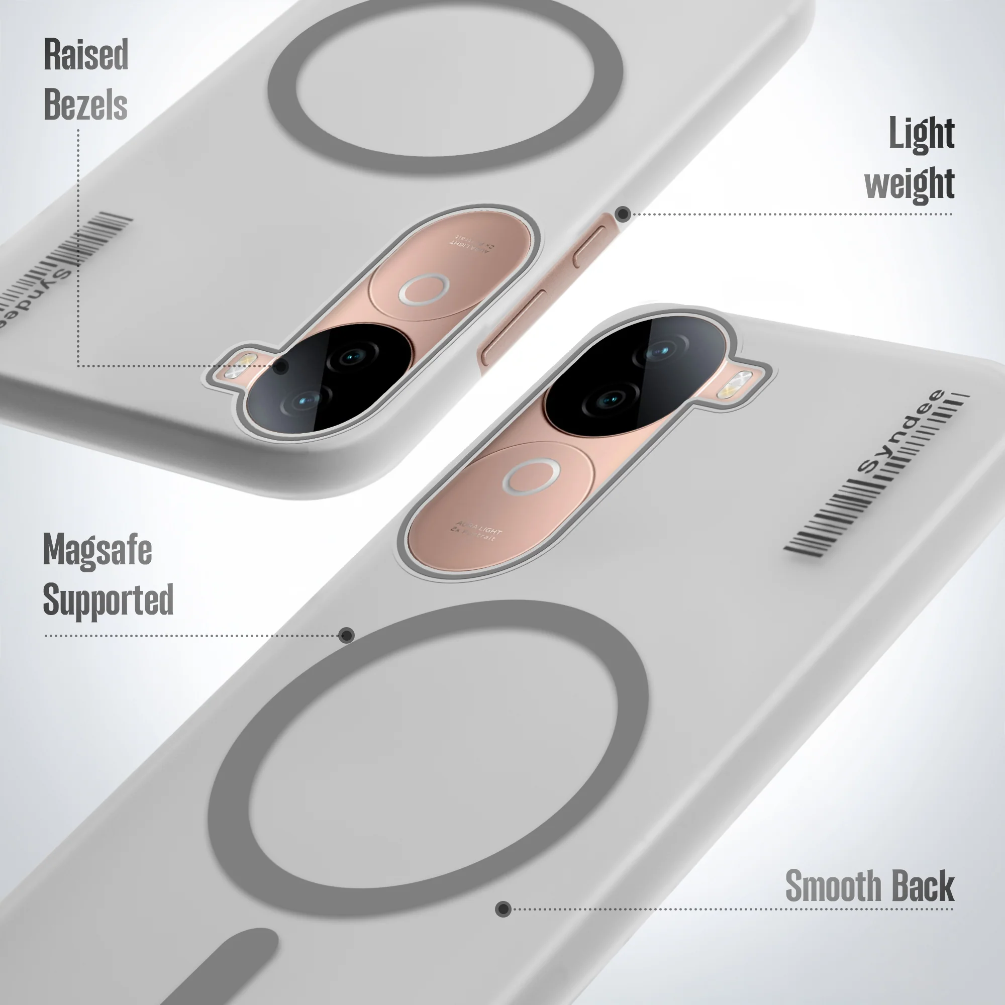 Frosted Sleek Matte With Raised Camera Protection Back Cover Case For Vivo V40e 5G - Image 22
