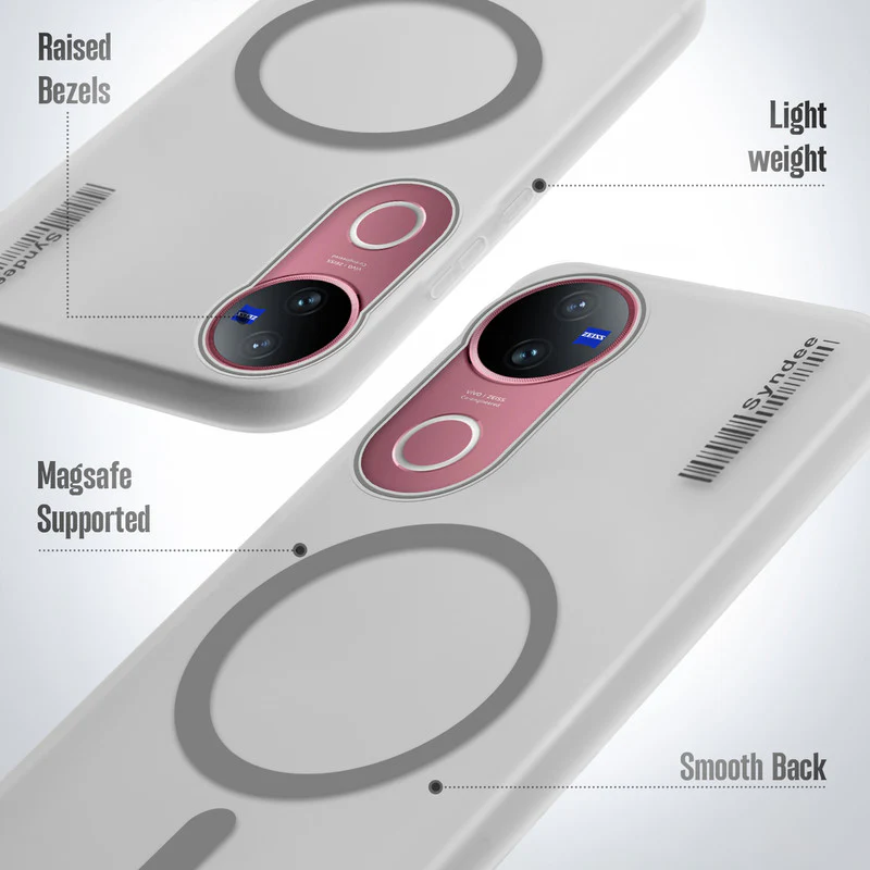 Frosted Sleek Matte With Raised Camera Protection Back Cover Case For Vivo V50 5G - Image 16