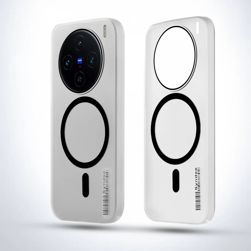 Frosted Sleek Matte With Raised Camera Protection Back Cover Case For Vivo X100 5G