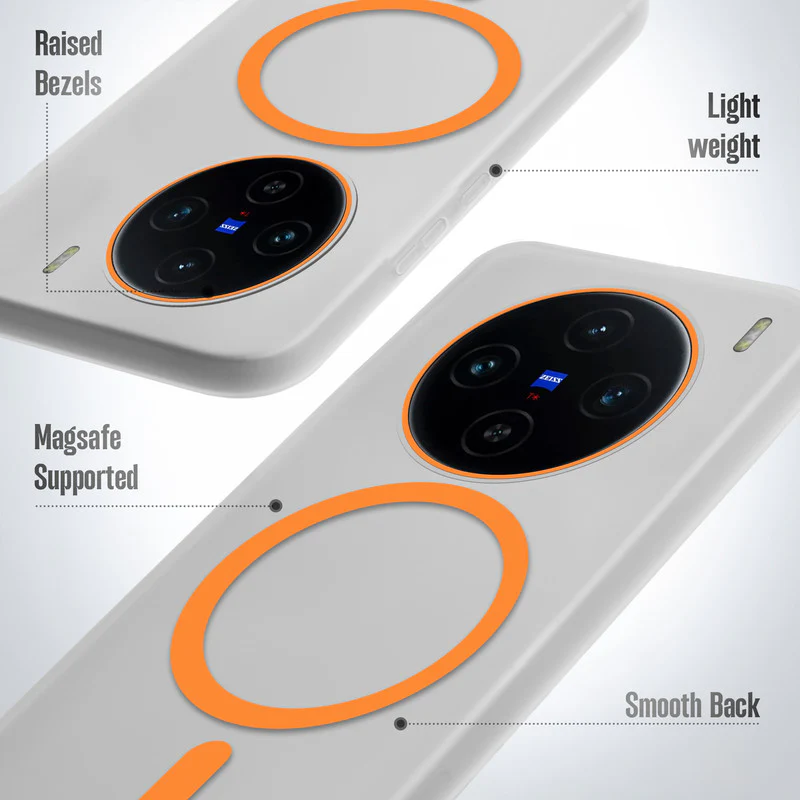 Frosted Sleek Matte With Raised Camera Protection Back Cover Case For Vivo X100 5G - Image 22