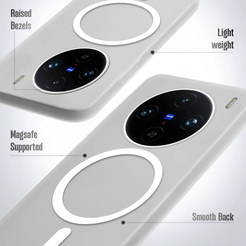 Frosted Sleek Matte With Raised Camera Protection Back Cover Case For Vivo X100 Pro 5G - Image 28