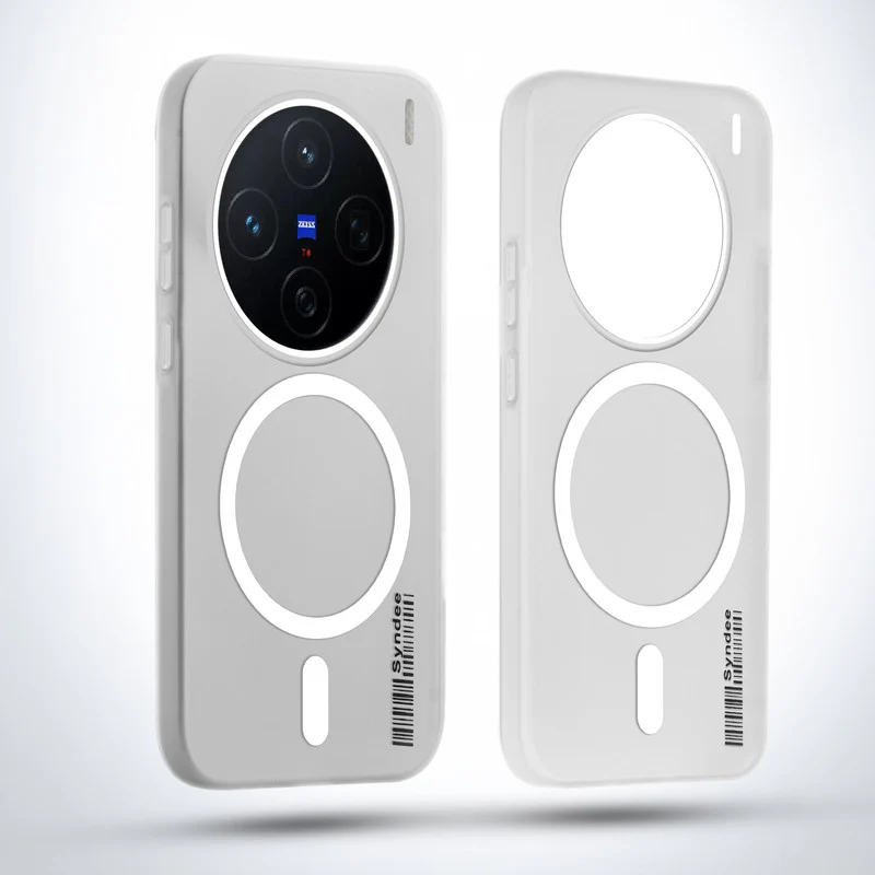 Frosted Sleek Matte Wireless Charging Support Back Cover Case for Vivo X200 5G With Raised Camera Protection - Image 23