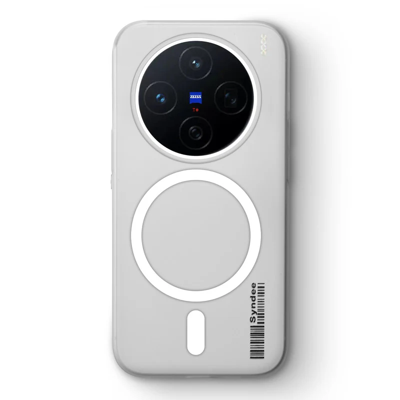 Frosted Sleek Matte Wireless Charging Support Back Cover Case for Vivo X200 5G With Raised Camera Protection - Image 24