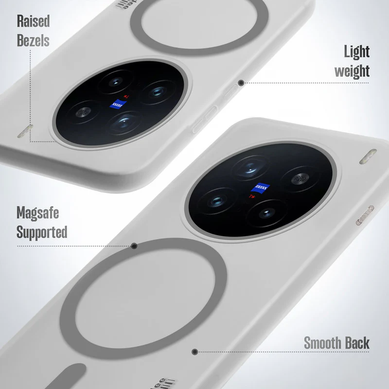 Frosted Sleek Matte Wireless Charging Support Back Cover Case for Vivo X200 Pro 5G With Raised Camera Protection - Image 10