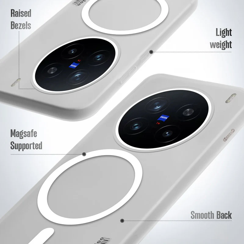 Frosted Sleek Matte Wireless Charging Support Back Cover Case for Vivo X200 Pro 5G With Raised Camera Protection - Image 16