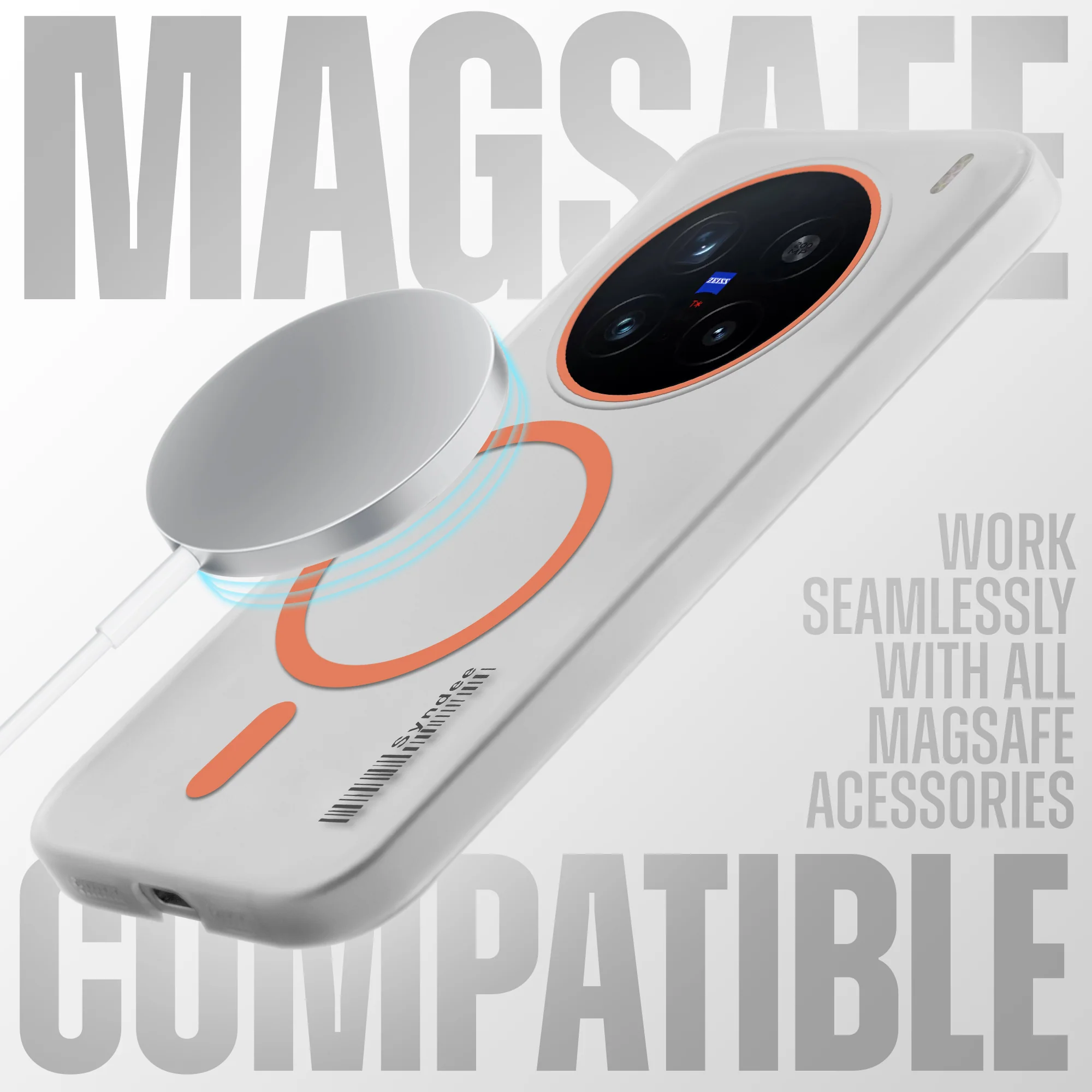 Frosted Sleek Matte Wireless Charging Support Back Cover Case for Vivo X200 Pro 5G With Raised Camera Protection - Image 21