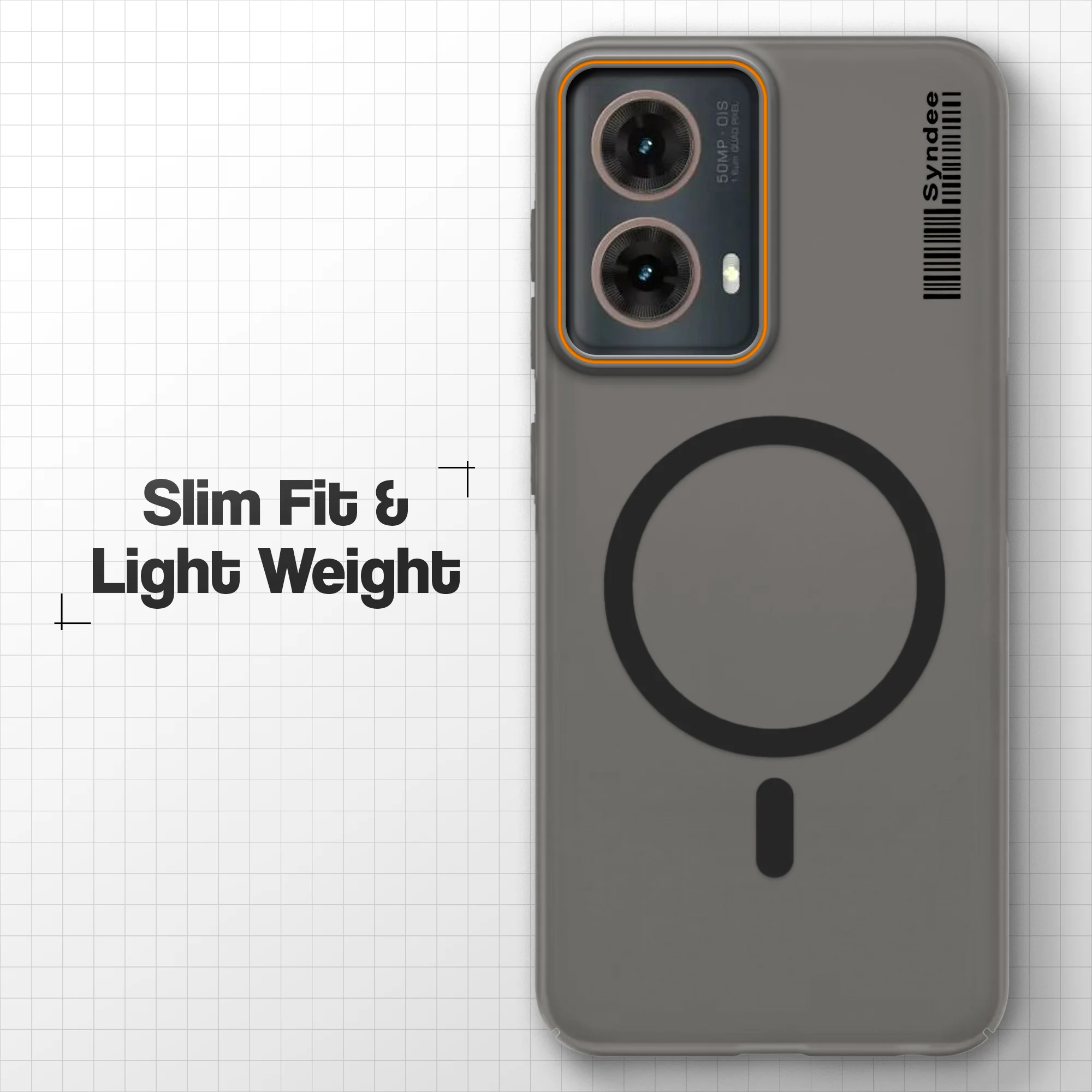 Colourful Frosted Matte With Raised Camera Protection Back Cover Case For Motorola Moto G85 5G - Image 6