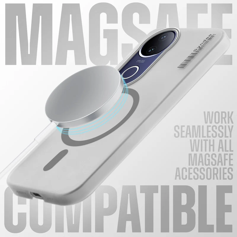 Frosted Sleek Matte With Raised Camera Protection Back Cover Case For Vivo T4R 5G - Image 15