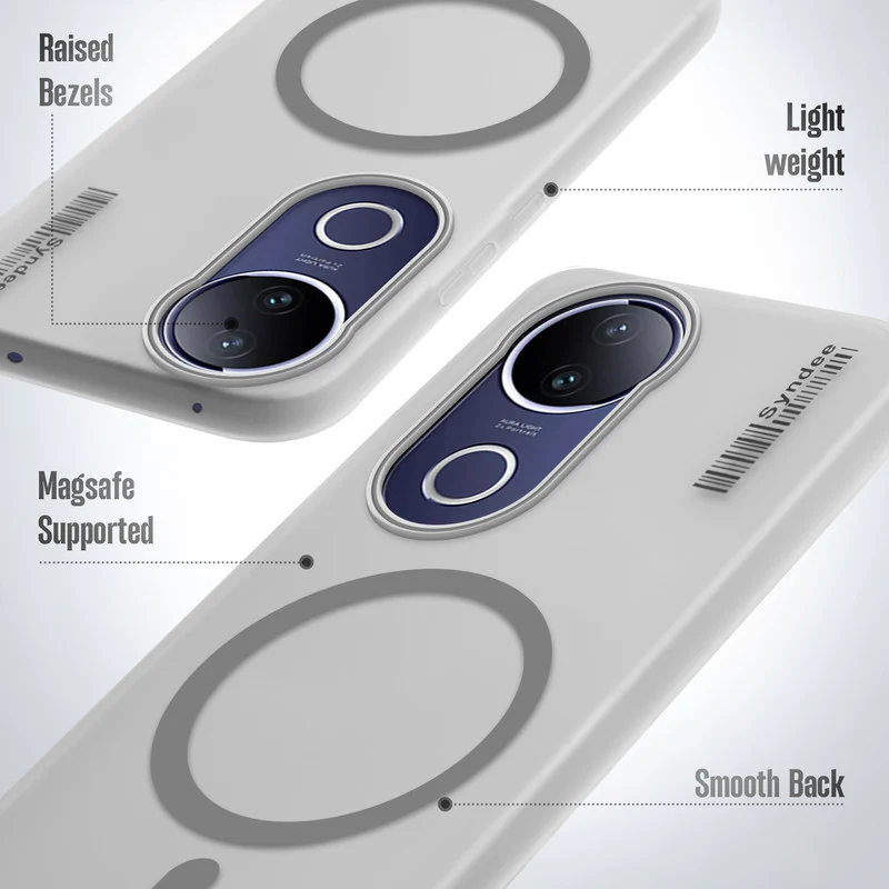 Frosted Sleek Matte With Raised Camera Protection Back Cover Case For Vivo T4R 5G - Image 16