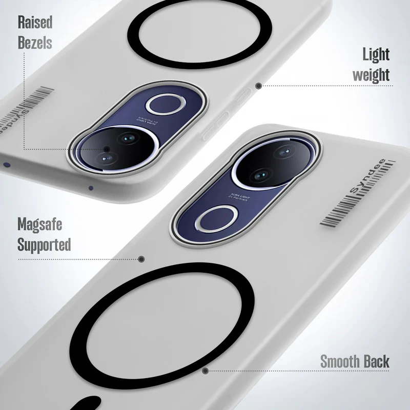 Frosted Sleek Matte With Raised Camera Protection Back Cover Case For Vivo V50e 5G - Image 4
