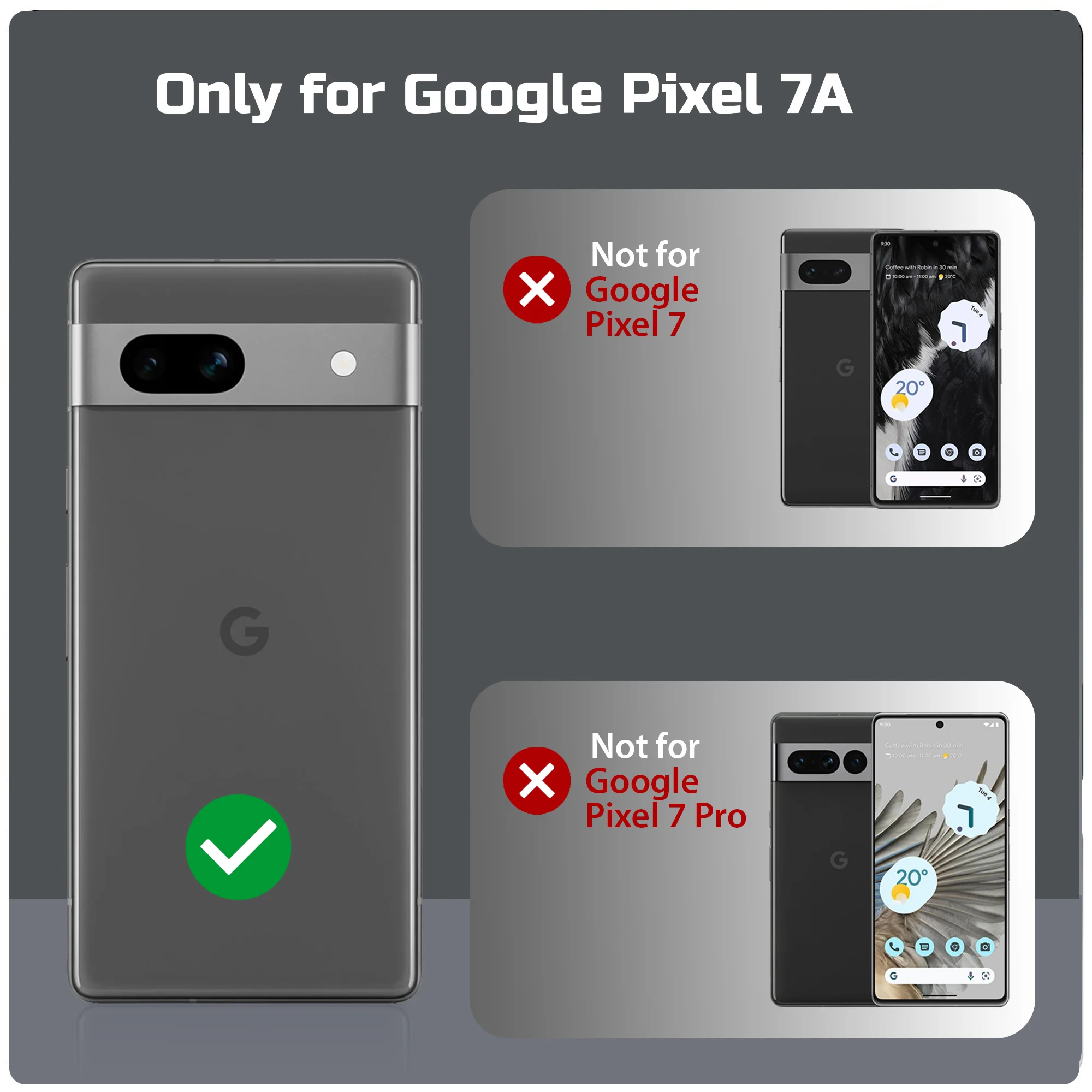 Frosted Sleek Matte Wireless Charging Support Back Cover Case for Google Pixel 7A With Raised Camera Protection - Image 20