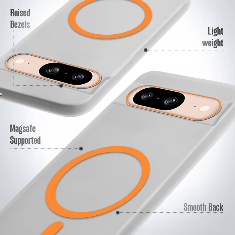Frosted Sleek Matte Wireless Charging Support Back Cover Case for Google Pixel 8A With Raised Camera Protection - Image 16