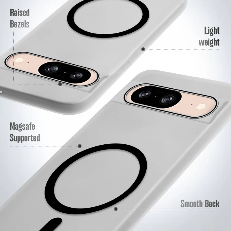 Frosted Sleek Matte Wireless Charging Support Back Cover Case for Google Pixel 8A With Raised Camera Protection - Image 4