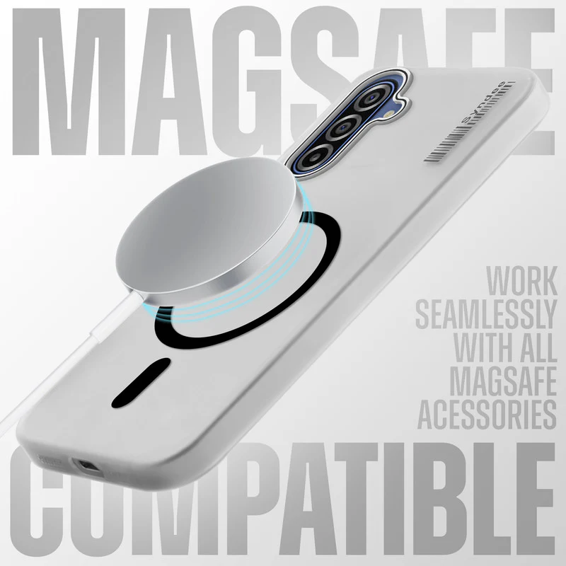 Frosted Sleek Matte With Raised Camera Protection Back Cover Case For Samsung M17 5G - Image 3