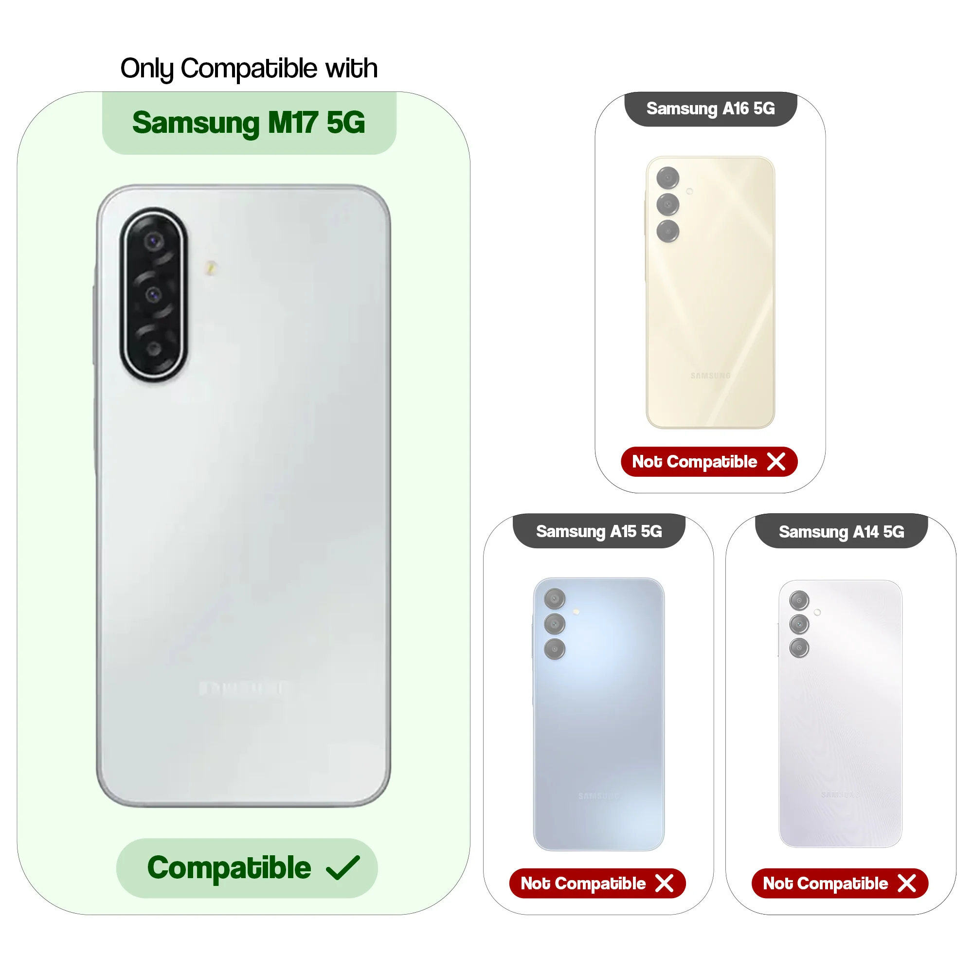 Frosted Sleek Matte With Raised Camera Protection Back Cover Case For Samsung M17 5G - Image 8
