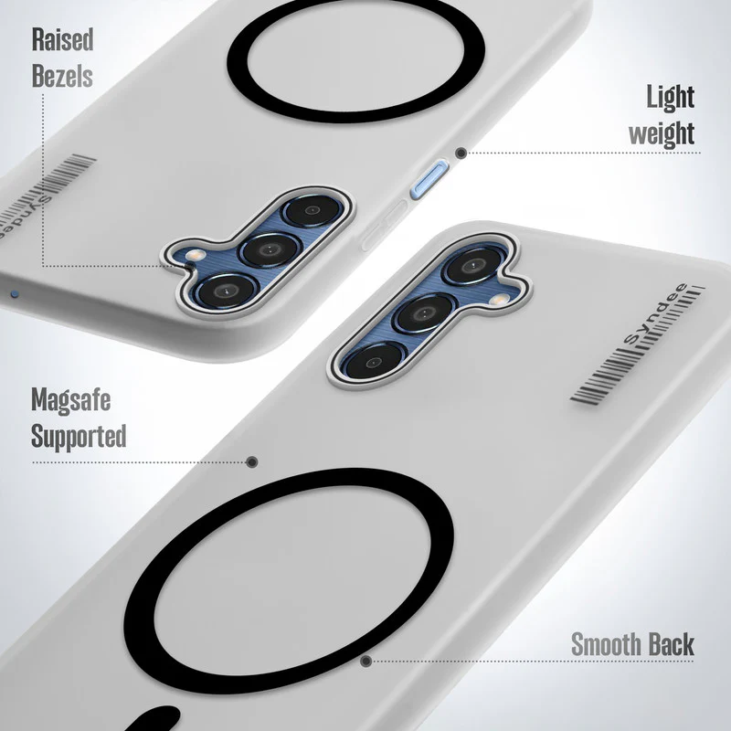 Frosted Sleek Matte With Raised Camera Protection Back Cover Case For Samsung M35 5G - Image 4