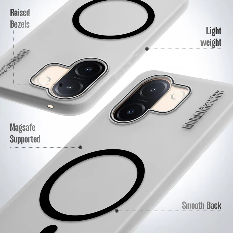 Frosted Sleek Matte With Raised Camera Protection Back Cover Case For Vivo V60e 5G - Image 3