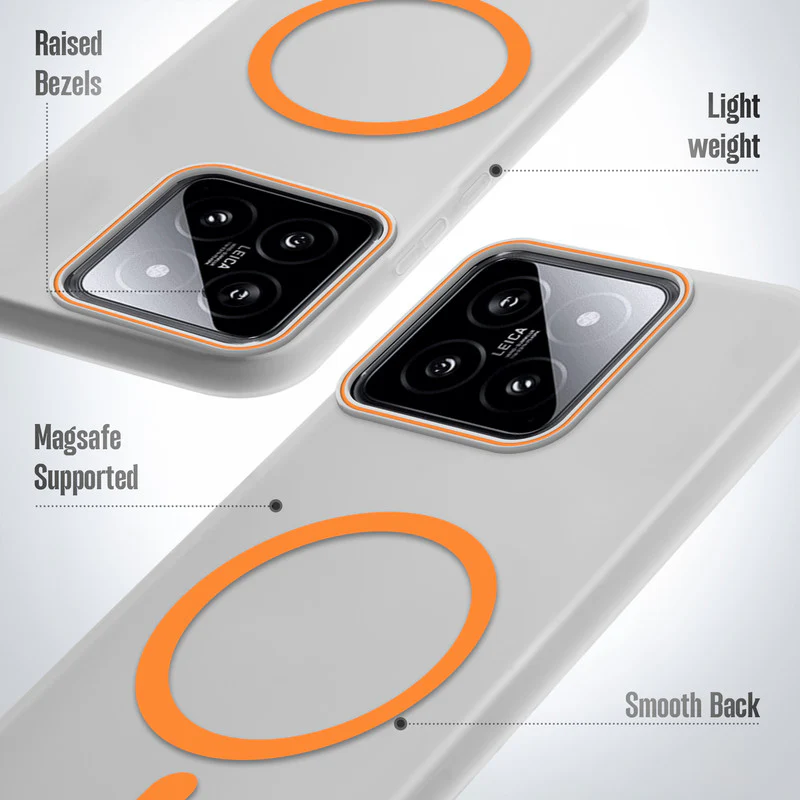 Frosted Sleek Matte Wireless Charging Support Back Cover Case for Xiaomi 14 5G With Raised Camera Protection - Image 16