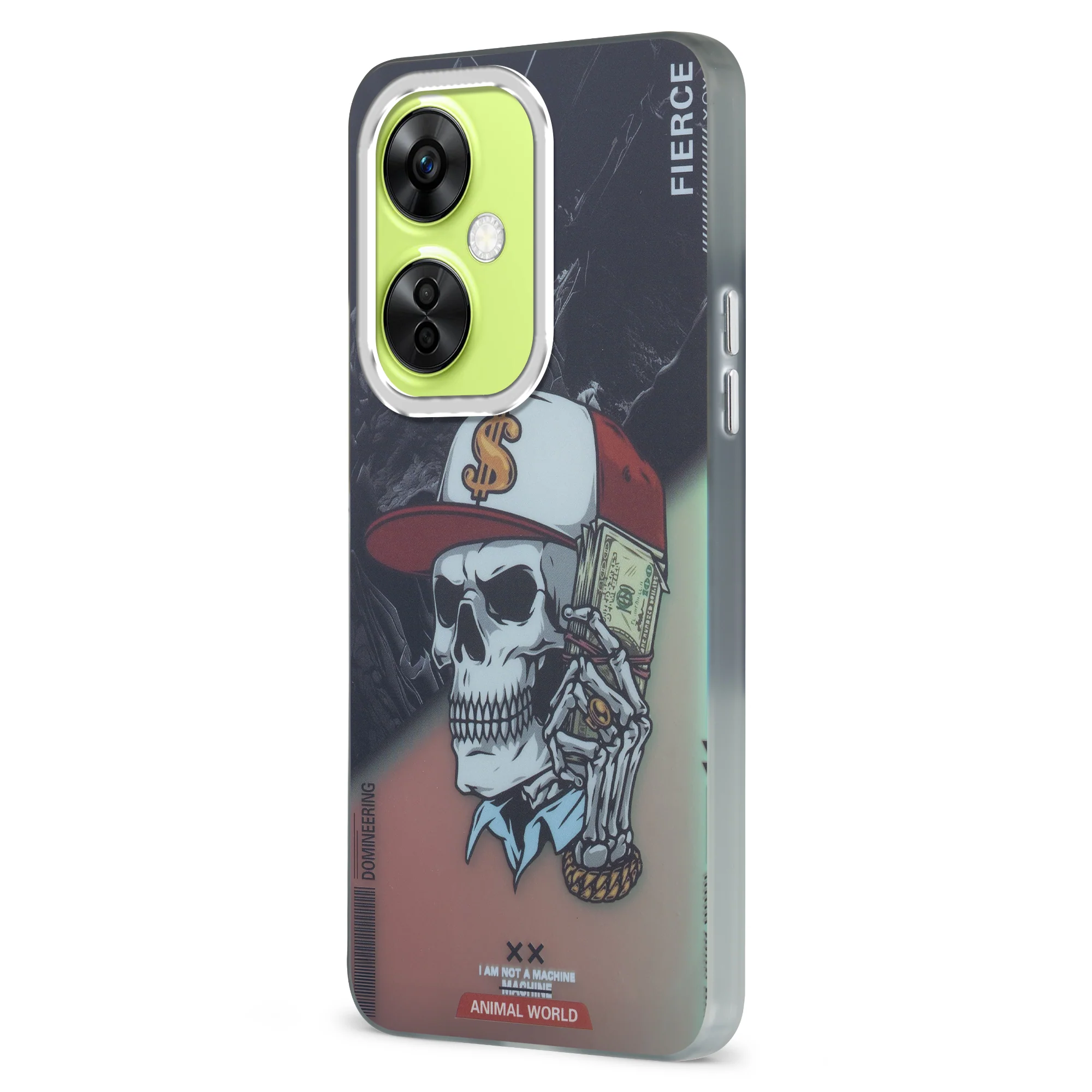 Night Glow & Shiny Hard Phone Cover with Silver Camera Ring For OnePlus Nord CE 3 Lite 5G - Image 4