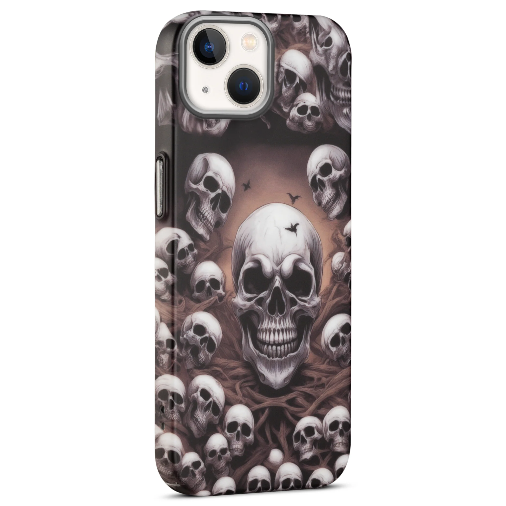 Nightfall Skull Cluster Design With Hard Back Case For Apple iPhone 14 - Image 15