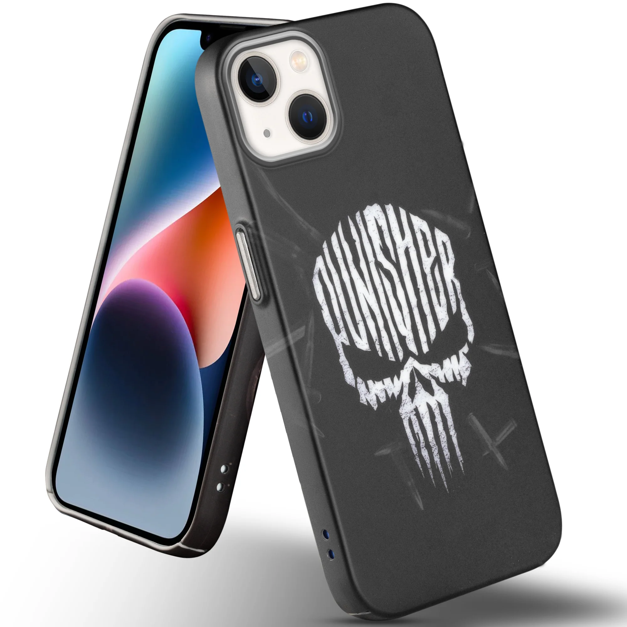 Nightfall Skull Cluster Design With Hard Back Case For Apple iPhone 14 - Image 34