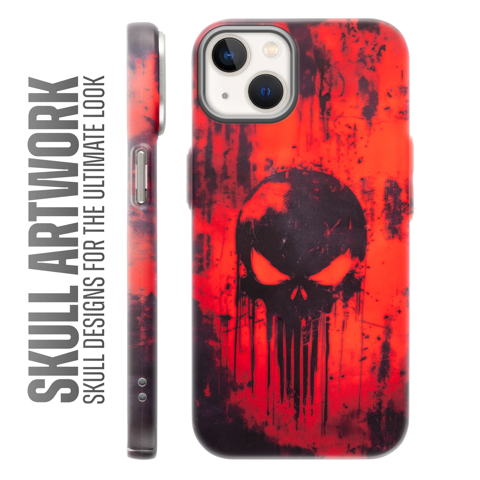 Nightfall Skull Cluster Design With Hard Back Case For Apple iPhone 14 - Image 37