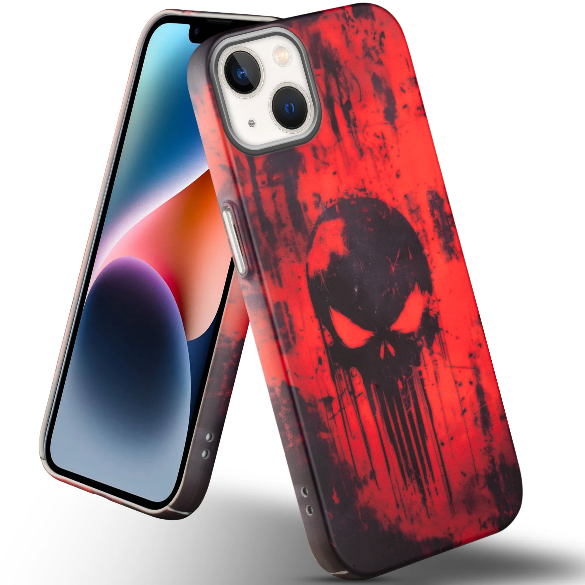 Nightfall Skull Cluster Design With Hard Back Case For Apple iPhone 14 - Image 40