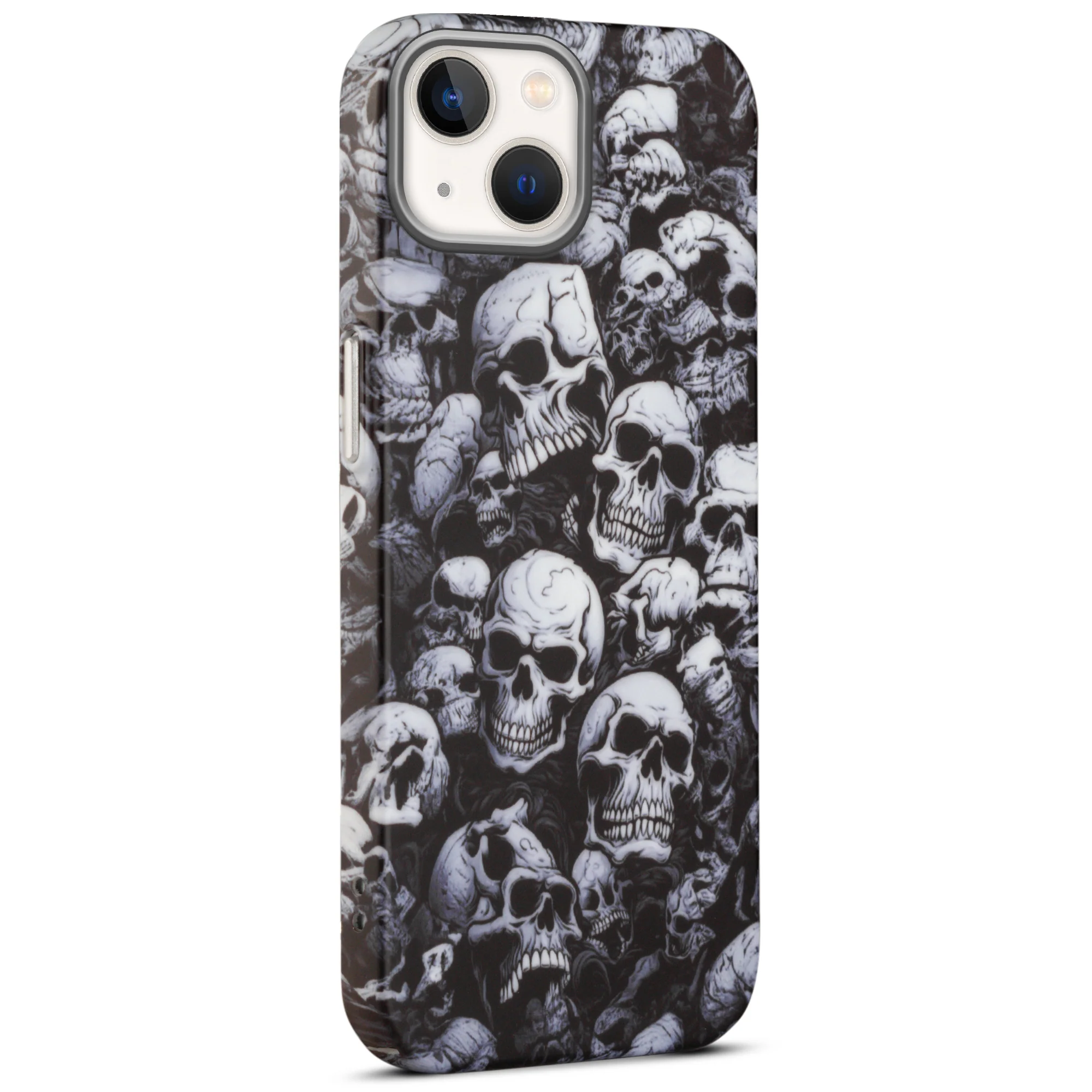 Nightfall Skull Cluster Design With Hard Back Case For Apple iPhone 14 - Image 51