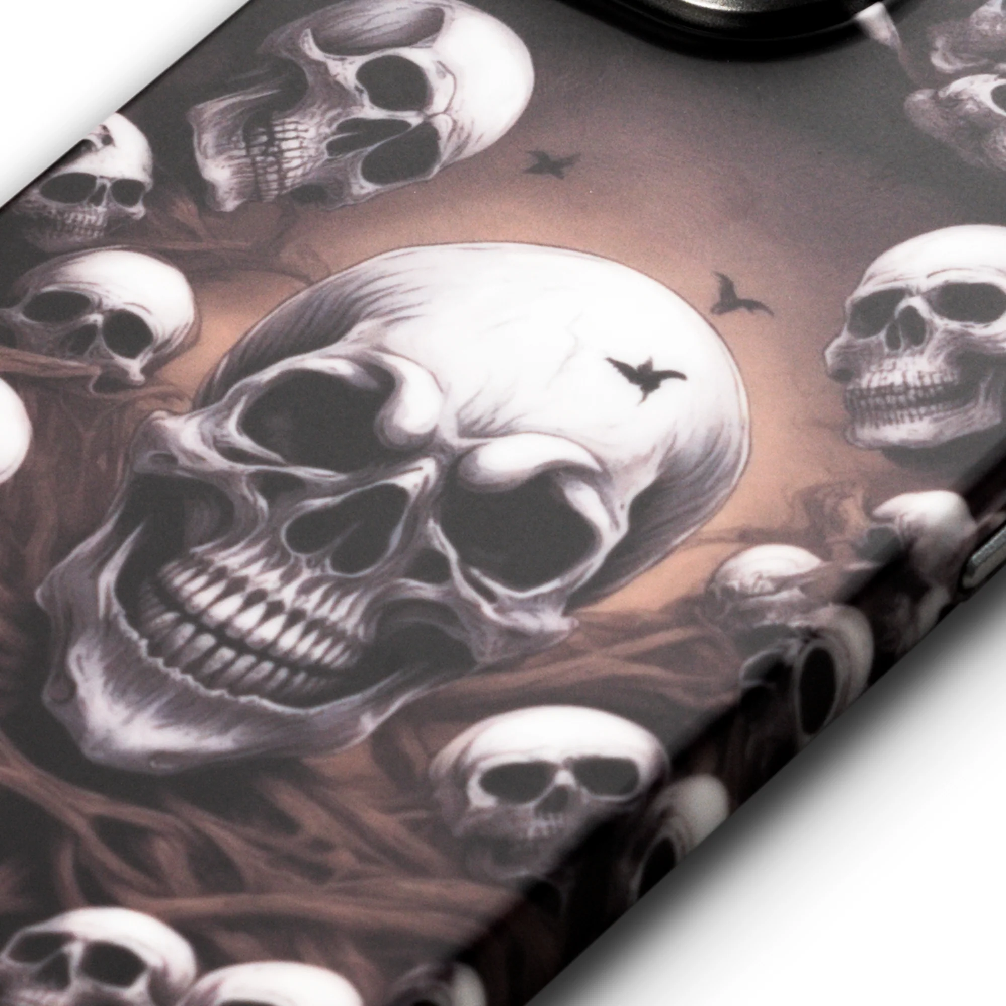 Nightfall Skull Cluster Design With Hard Back Case For Apple iPhone 15 - Image 18