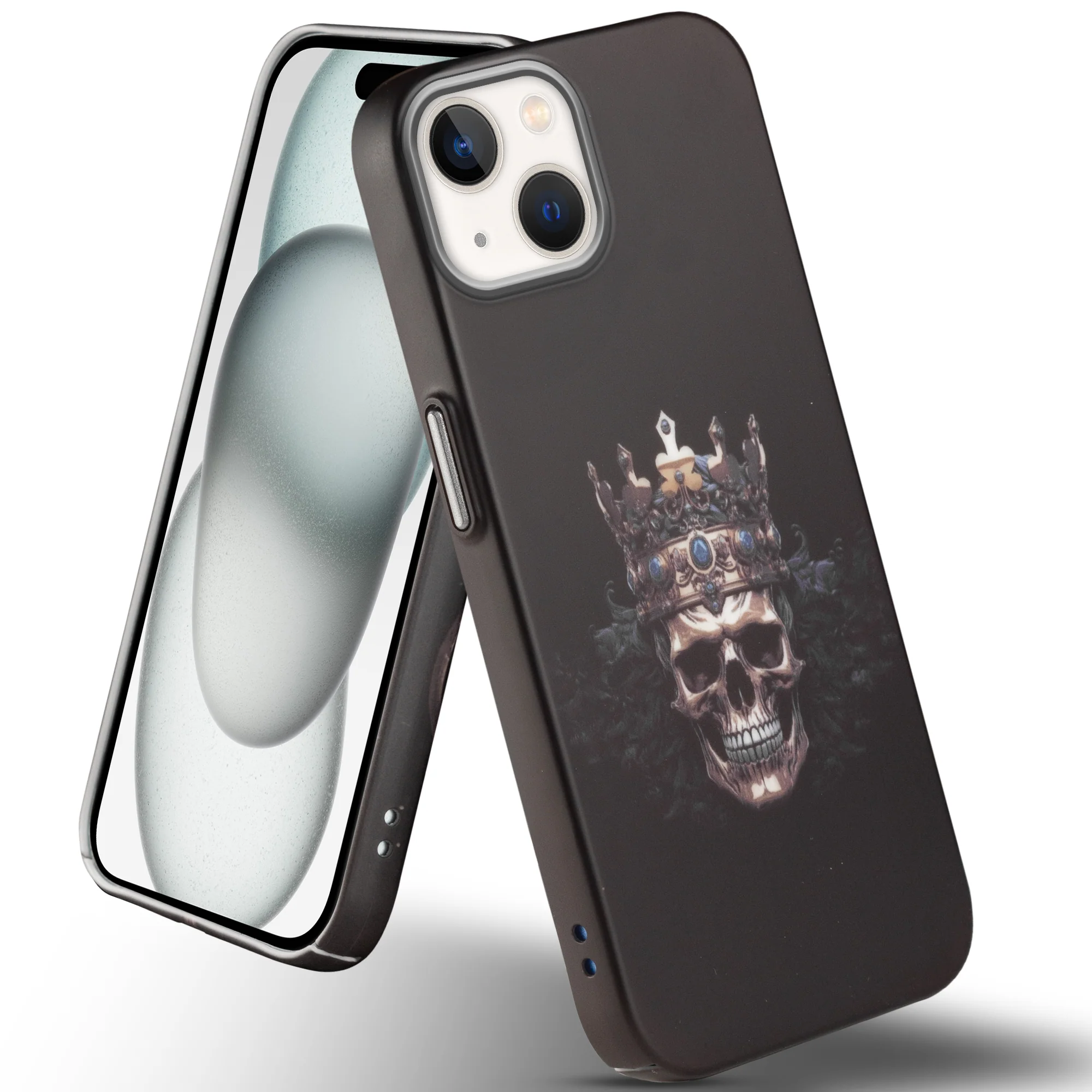 Nightfall Skull Cluster Design With Hard Back Case For Apple iPhone 15 - Image 22