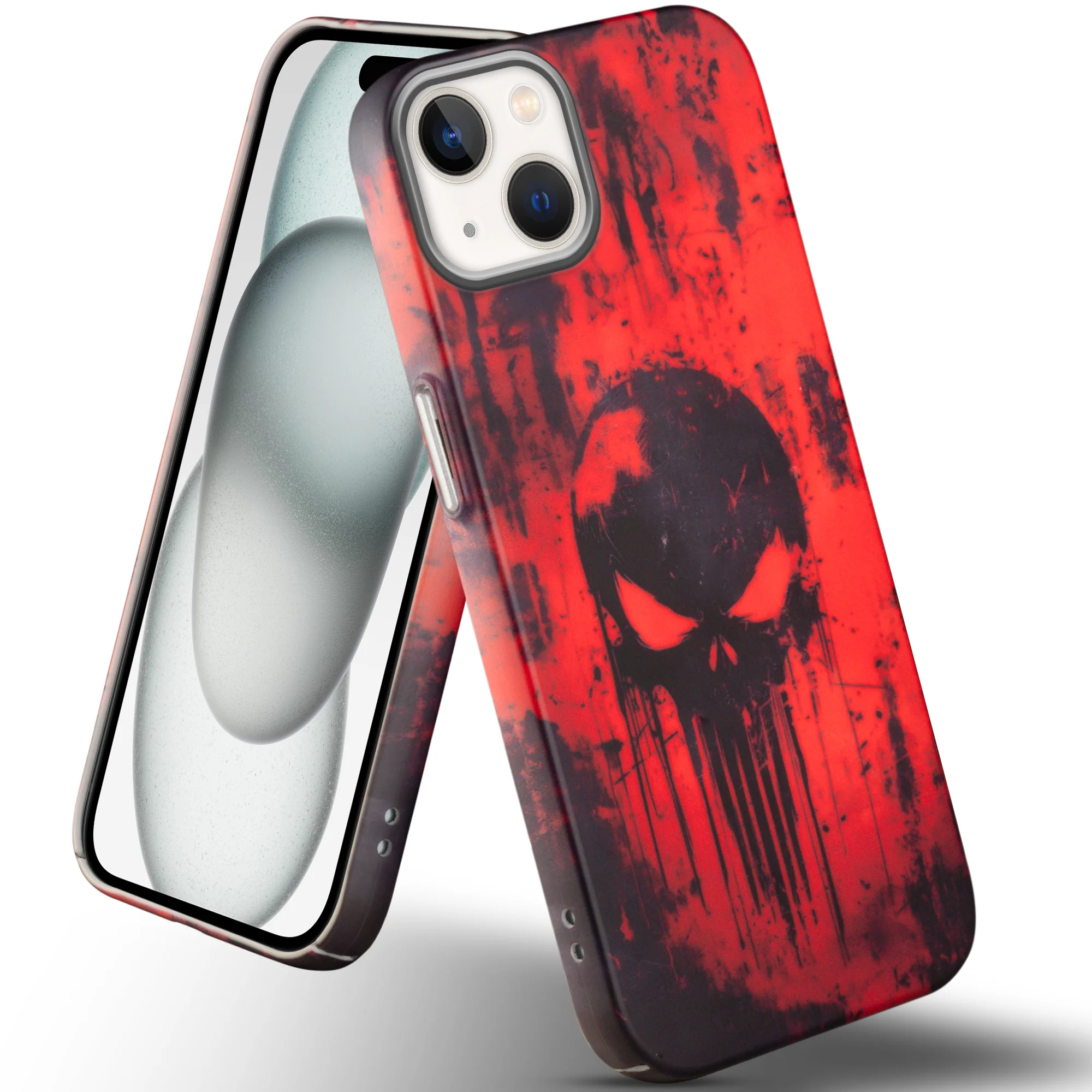 Nightfall Skull Cluster Design With Hard Back Case For Apple iPhone 15 - Image 40