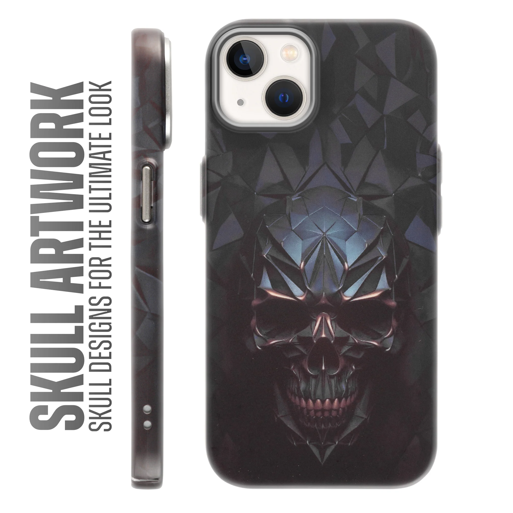 Nightfall Skull Cluster Design With Hard Back Case For Apple iPhone 15 - Image 43