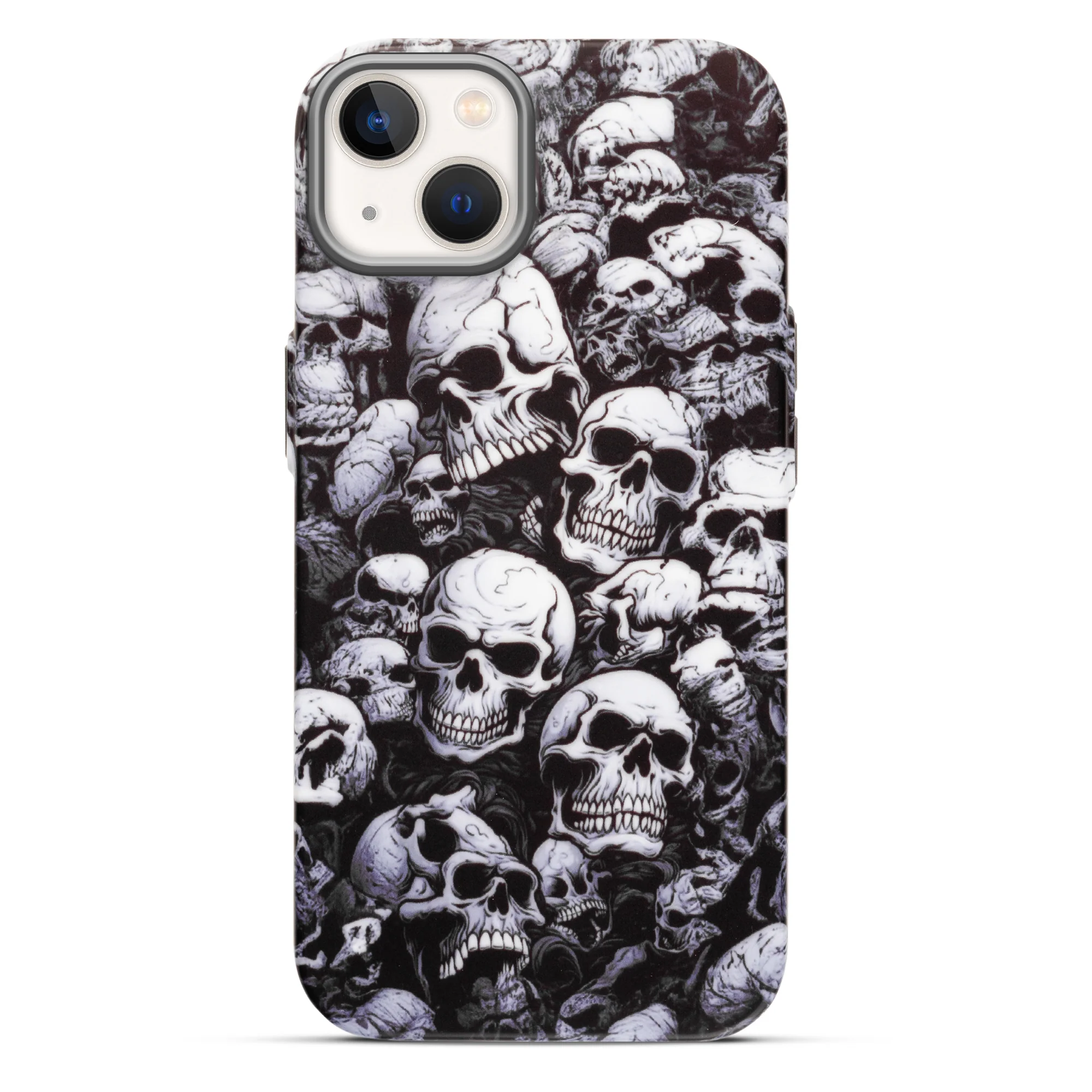 Nightfall Skull Cluster Design With Hard Back Case For Apple iPhone 15 - Image 53