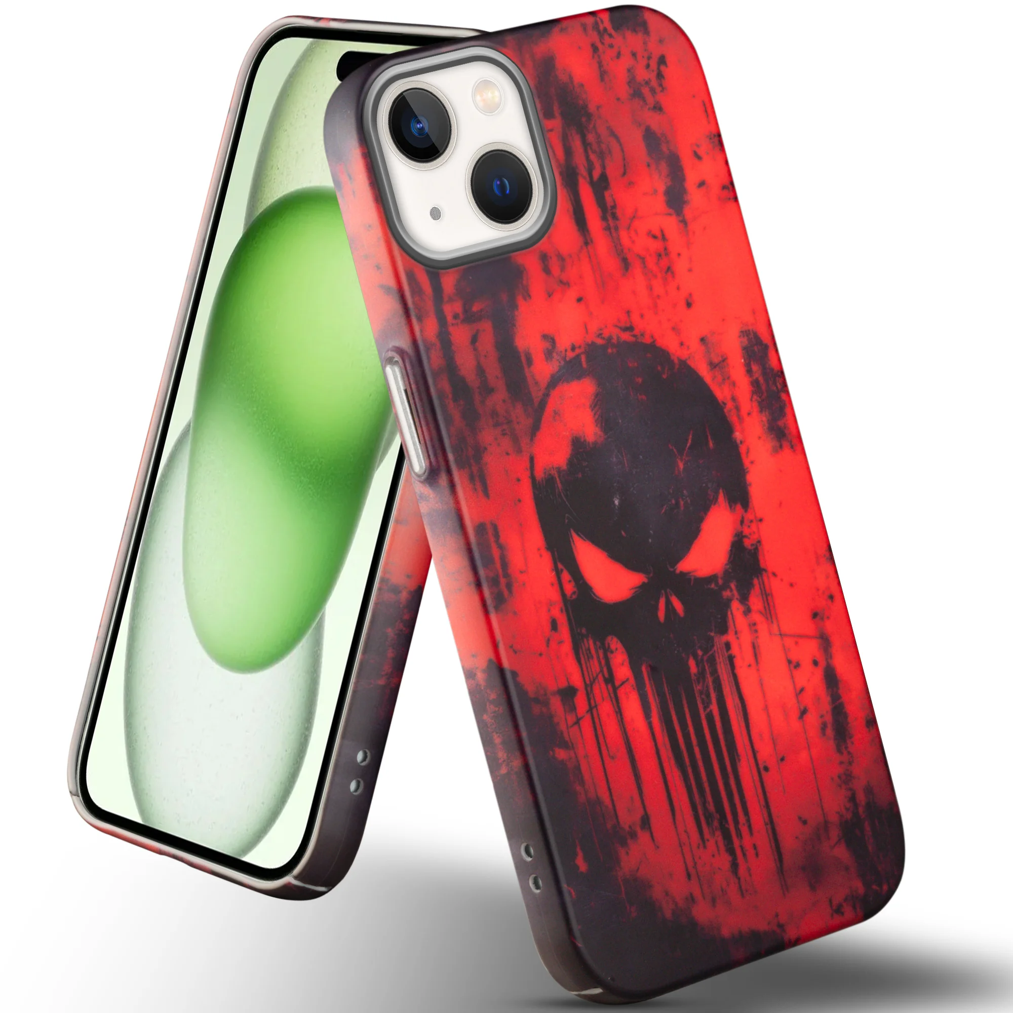 Nightfall Skull Cluster Design With Hard Back Case For Apple iPhone 15 Plus - Image 40