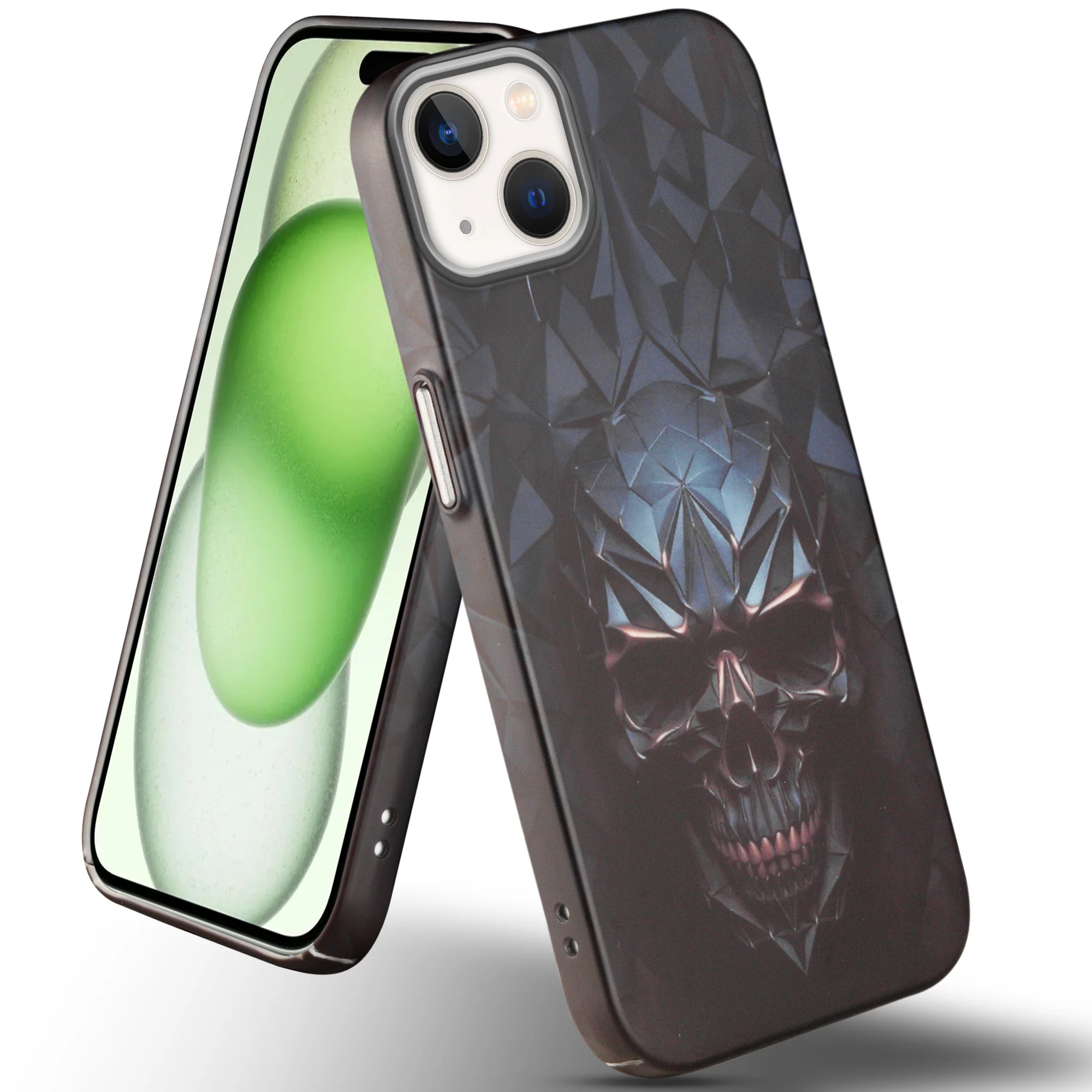 Nightfall Skull Cluster Design With Hard Back Case For Apple iPhone 15 Plus - Image 46