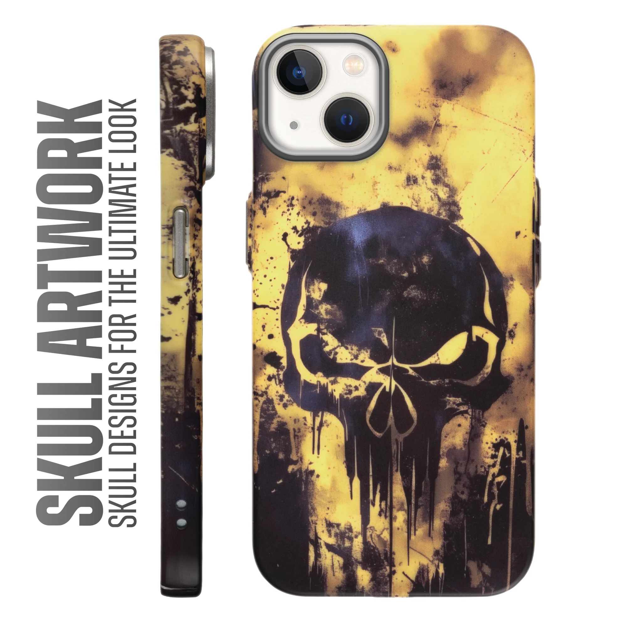 Nightfall Skull Cluster Design With Hard Back Case For Apple iPhone 15 Plus - Image 55