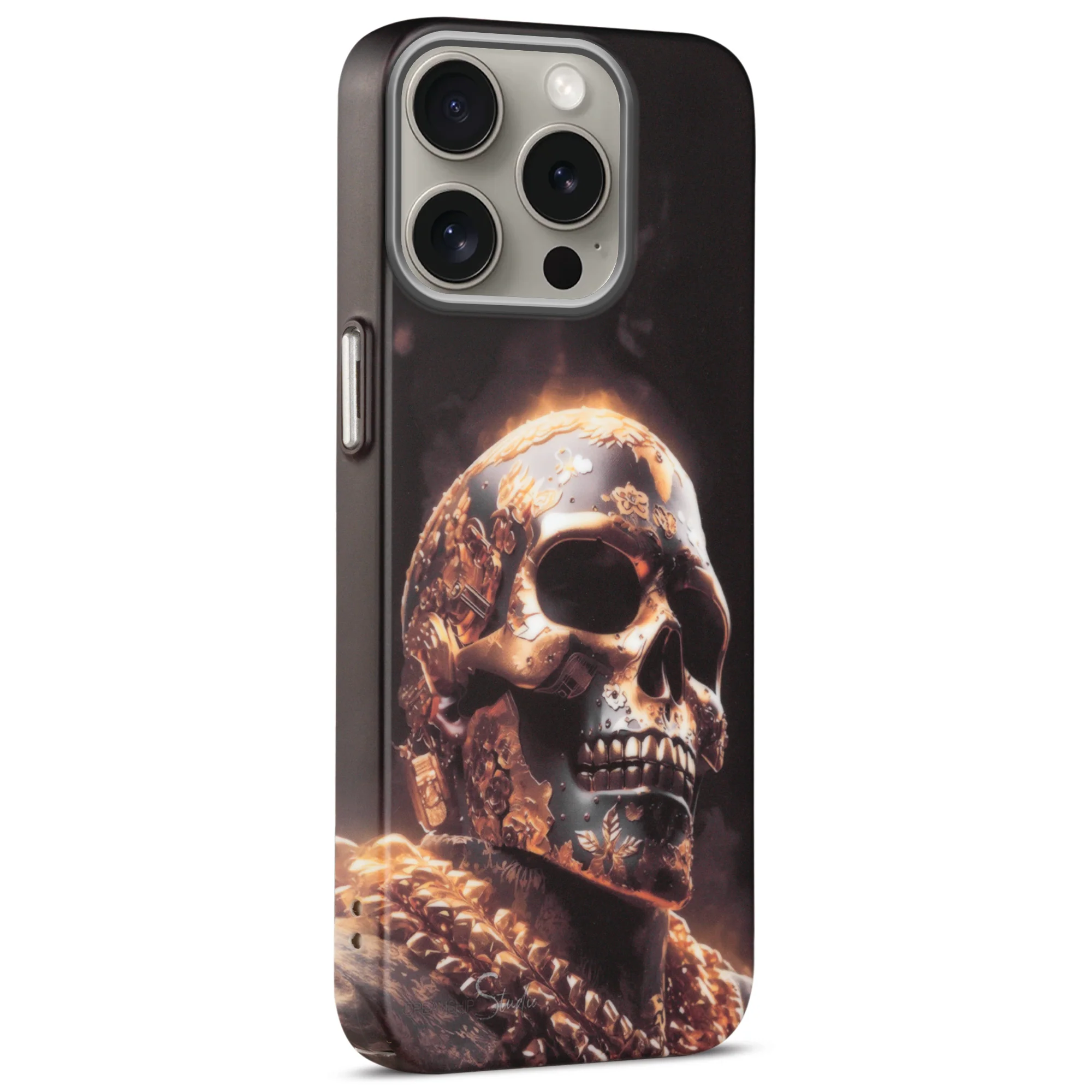 Nightfall Skull Cluster Design With Hard Back Case For Apple iPhone 15 Pro - Image 27