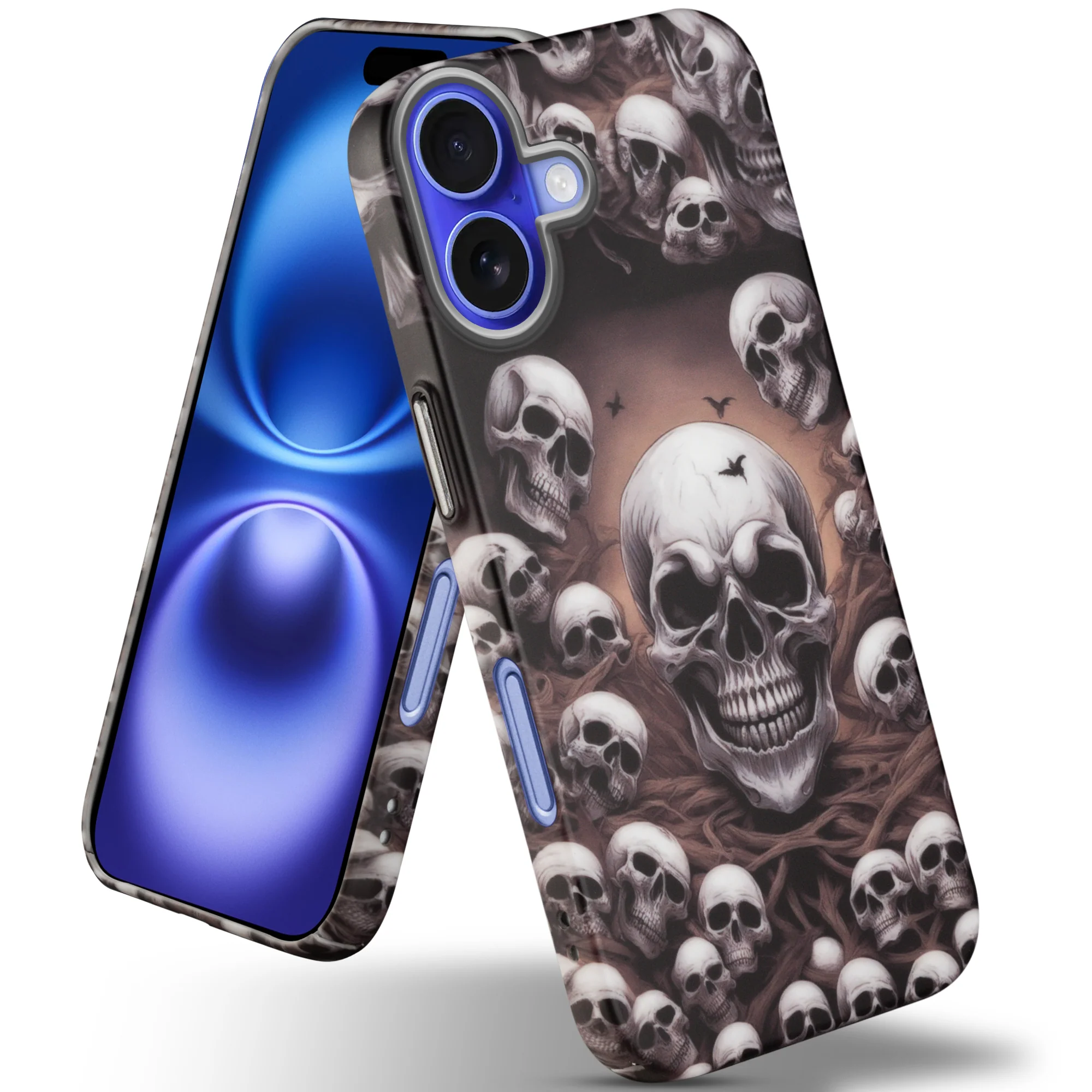 Nightfall Skull Cluster Design With Hard Back Case For Apple iPhone 16 - Image 16