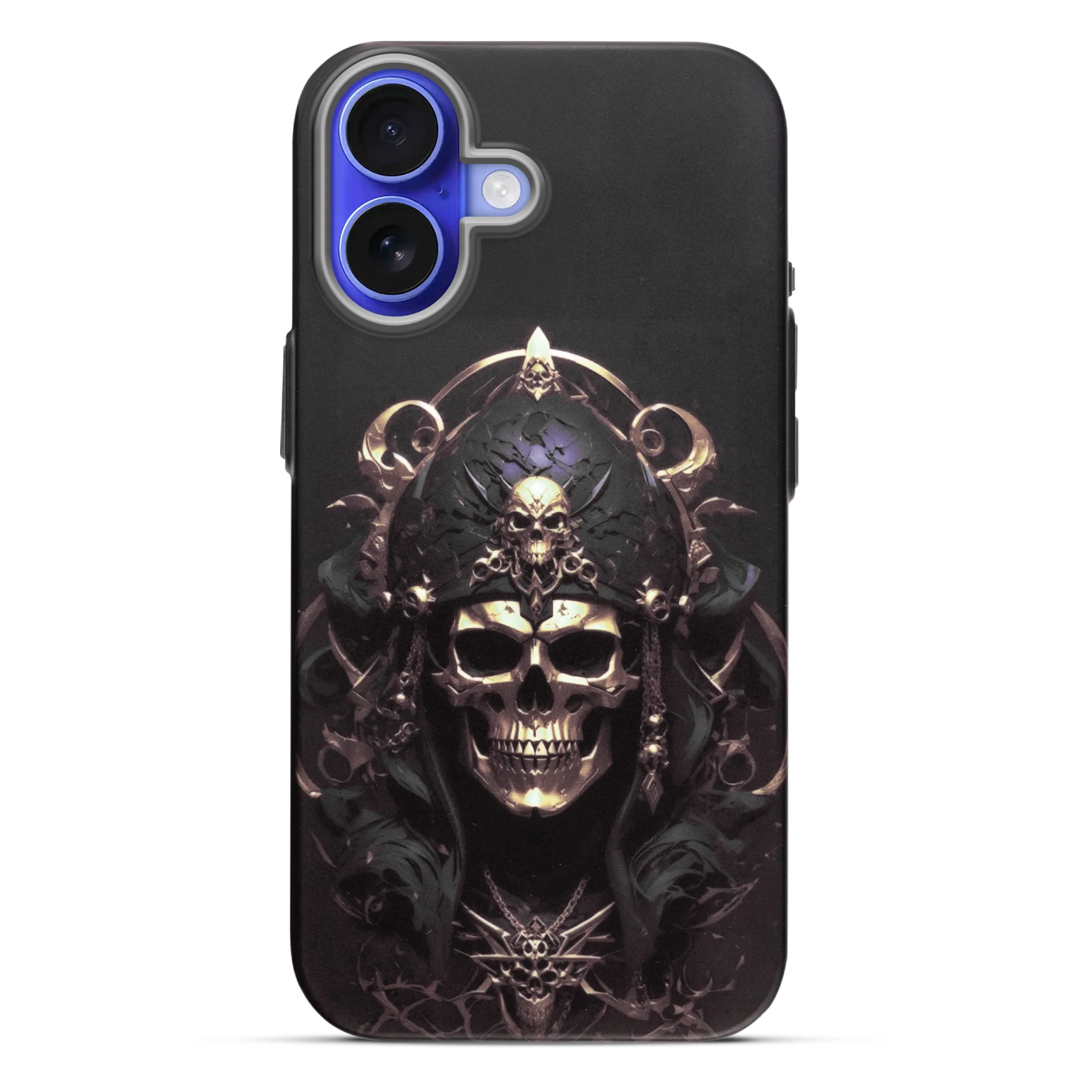 Nightfall Skull Cluster Design With Hard Back Case For Apple iPhone 16 Plus - Image 5