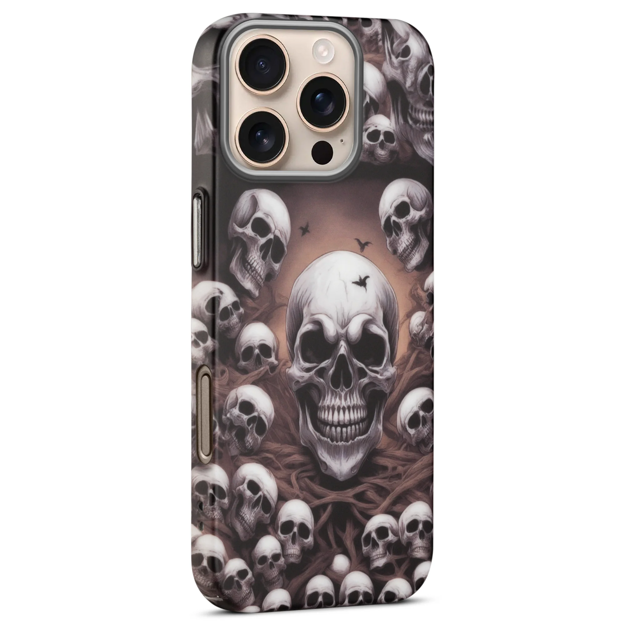 Nightfall Skull Cluster Design With Hard Back Case For Apple iPhone 16 Pro - Image 15
