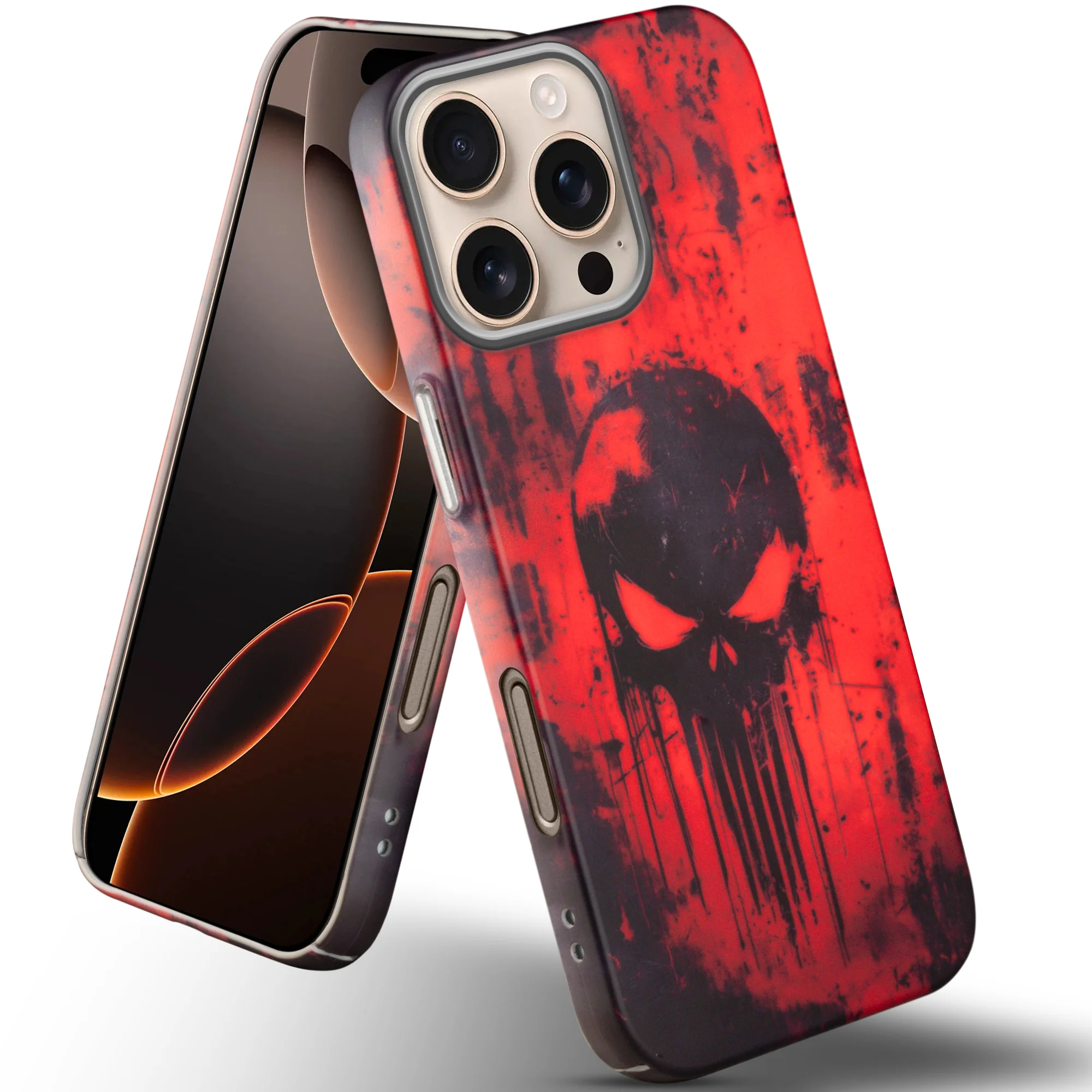 Nightfall Skull Cluster Design With Hard Back Case For Apple iPhone 16 Pro - Image 40