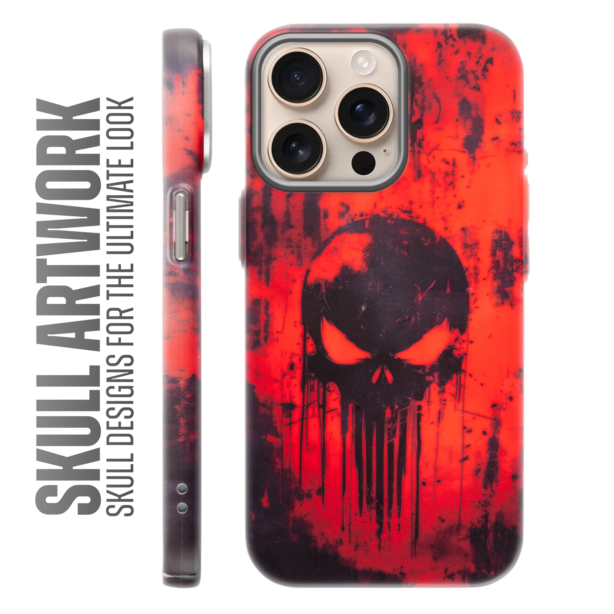 Nightfall Skull Cluster Design With Hard Back Case For Apple iPhone 16 Pro Max - Image 37