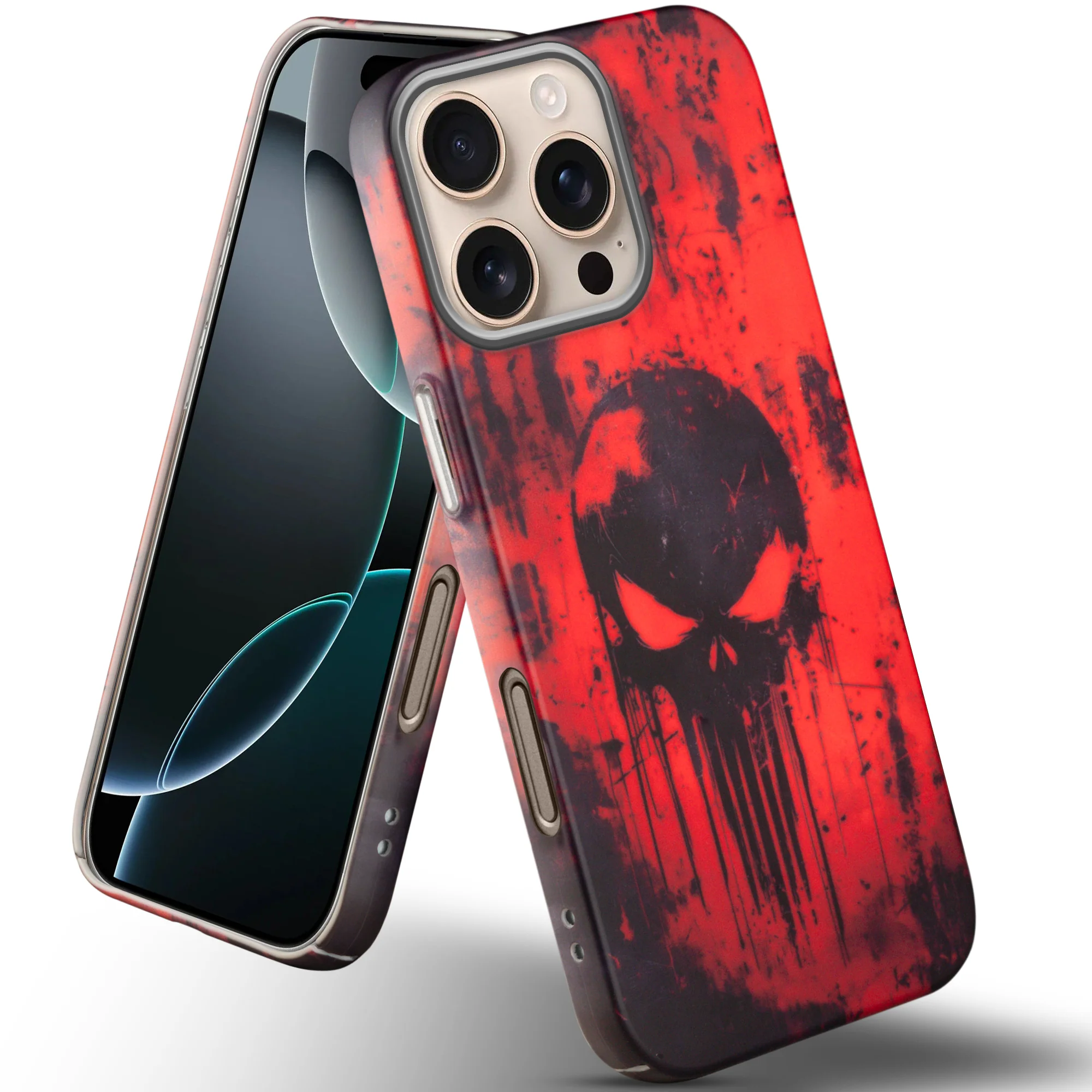 Nightfall Skull Cluster Design With Hard Back Case For Apple iPhone 16 Pro Max - Image 40