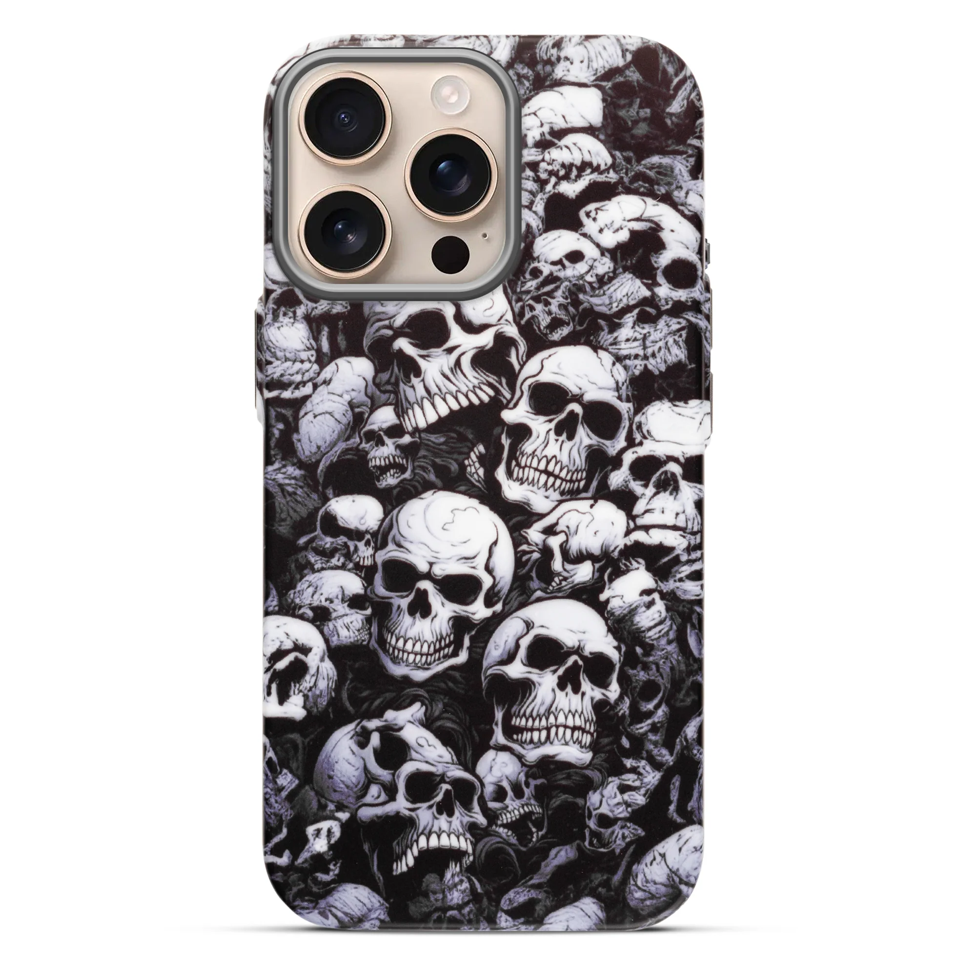 Nightfall Skull Cluster Design With Hard Back Case For Apple iPhone 16 Pro Max - Image 53