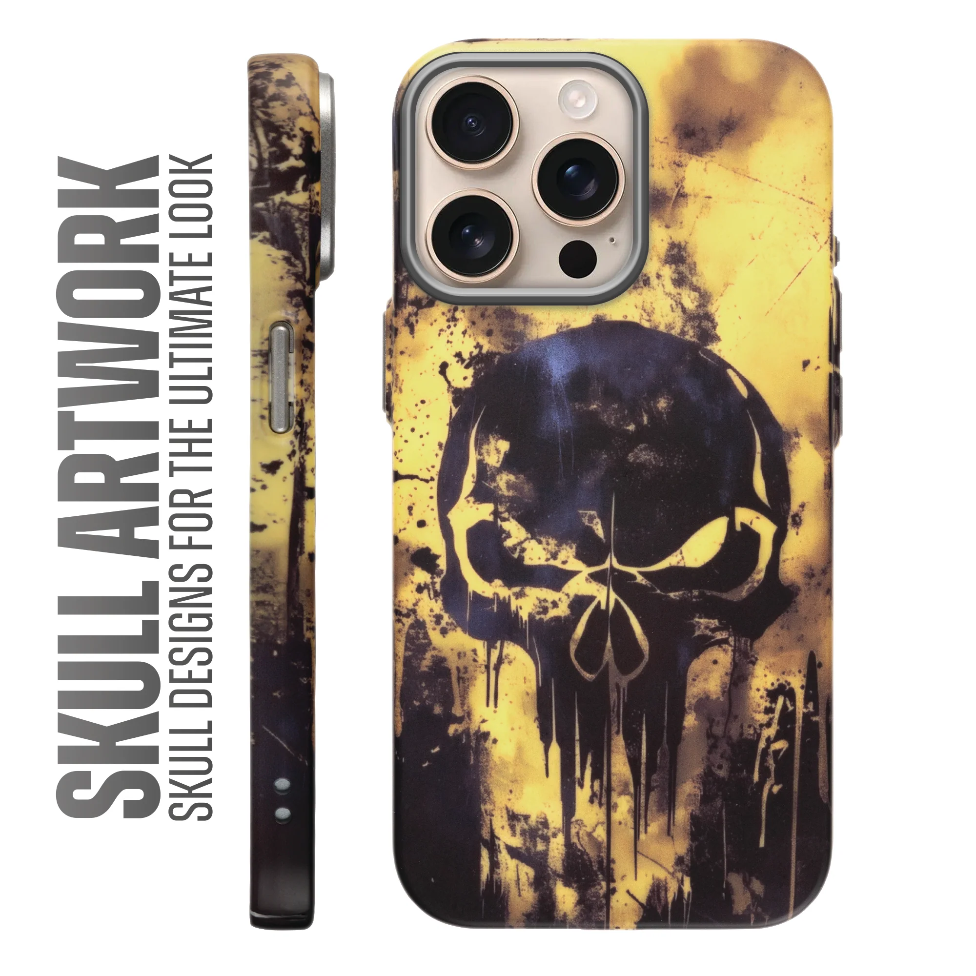 Nightfall Skull Cluster Design With Hard Back Case For Apple iPhone 16 Pro Max - Image 55