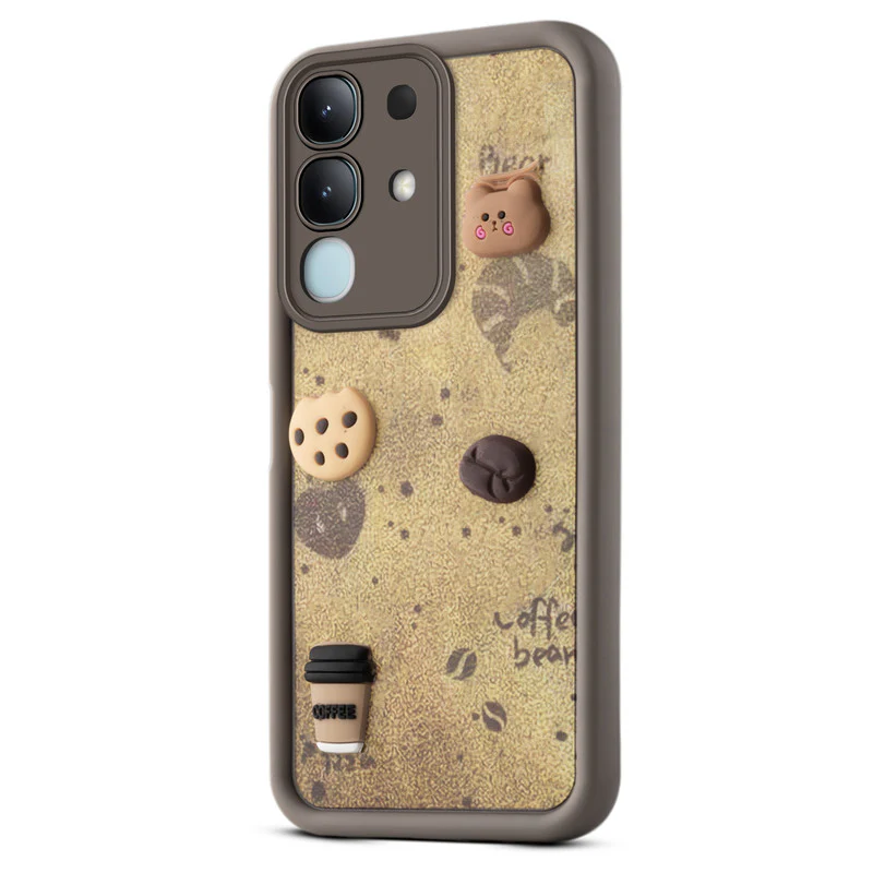 Playful 3D Cartoon Soft Back Case For Vivo T4x 5G With Camera Protection - Image 33