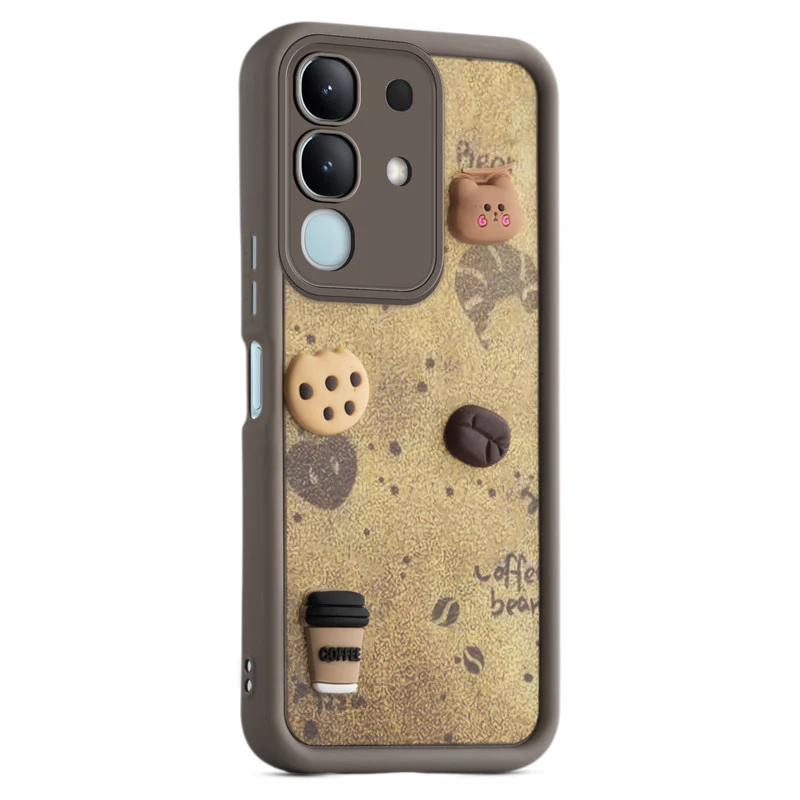 Playful 3D Cartoon Soft Back Case For Vivo T4x 5G With Camera Protection - Image 34