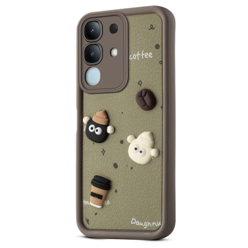 Playful 3D Cartoon Soft Back Case For Vivo T4x 5G With Camera Protection - Image 39