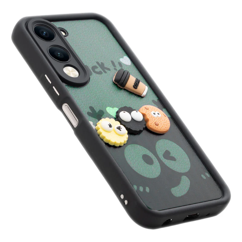 Playful 3D Cartoon Soft Back Case For Vivo Y19e With Camera Protection - Image 11